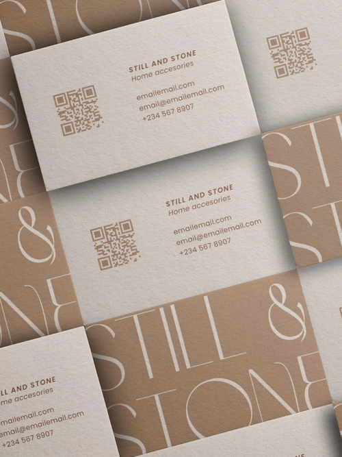Semi-custom business cards (Design + Print)