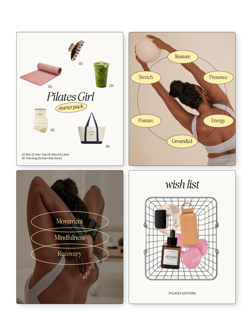 28 social media templates - The Wellness Edit